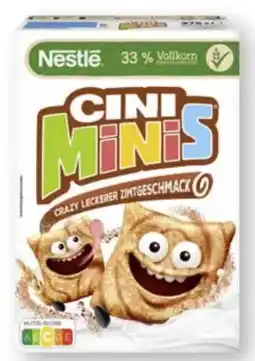 Scheck-in-Center Nestlé Cerealien Minis Angebot