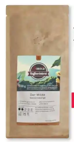 Scheck-in-Center Scheck-in Kaffeerösterei Der Milde Angebot