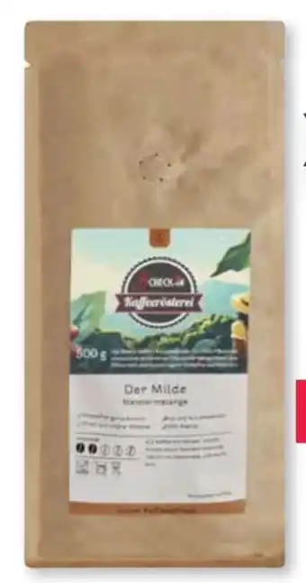 Scheck-in-Center Scheck-in Kaffeerösterei Der Milde Angebot