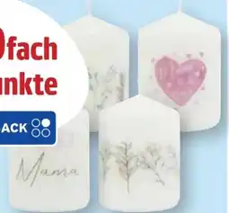 Scheck-in-Center Stumpenkerze Angebot