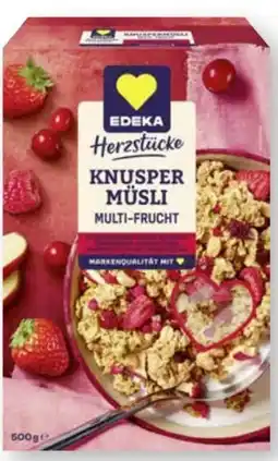 Scheck-in-Center Edeka Herzstücke Knusper-Müsli Angebot