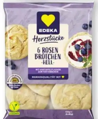Scheck-in-Center Edeka Herzstücke Rosenbrötchen Angebot