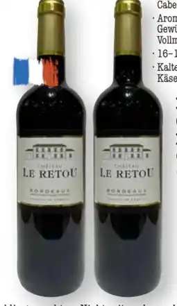 Scheck-in-Center Chateau Le Retou Bordeaux Angebot