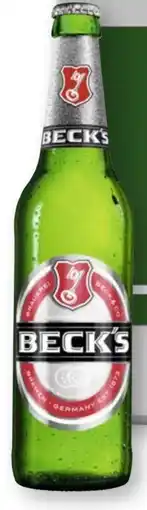 Scheck-in-Center Beck's Bier Angebot