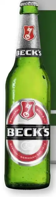 Scheck-in-Center Beck's Bier Angebot