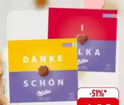 Edeka Milka Pralinés Dankeschön Angebot