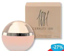 Scheck-in-Center Cerruti 1881 Femme EdT Angebot