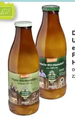 Edeka Unsere Heimat Echt & Gut Bio-Heumilch Angebot