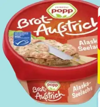 Edeka Popp Alaska-Seelachs Brotaufstrich Angebot