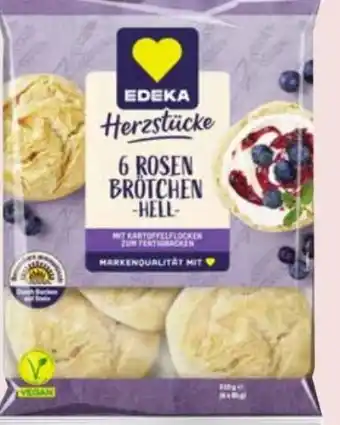 Edeka Edeka Herzstücke 6 Rosenbrötchen Vegan Angebot