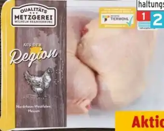 REWE Center Metzgerei Wilhelm Brandenburg Hähnchen Schenkel Angebot
