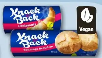 REWE Center Knack & Back Fertigteig Croissants vegan Angebot