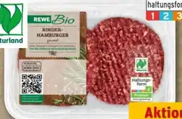 REWE Center Rewe Bio Rinder Hamburger Angebot