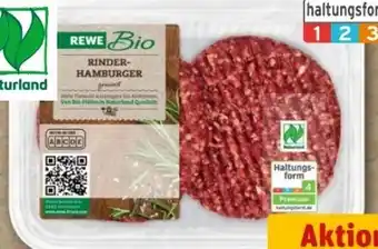 REWE Center Rewe Bio Rinder Hamburger Angebot