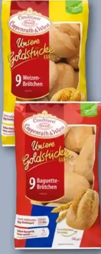 REWE Center Coppenrath & Wiese Unsere Goldstücke 9 Weizenbrötchen Angebot