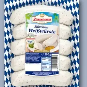 REWE Center Fleischwerke Zimmermann 5 Münchner Weißwürste Angebot
