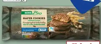 REWE Center Rewe Bio Hafer Cookies Milchschokolade Angebot