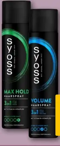 REWE Center Syoss Haarspray Angebot
