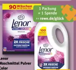 REWE Center Lenor Waschmittel Pulver Angebot