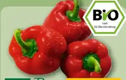 REWE Rewe Bio Rote Paprika Angebot