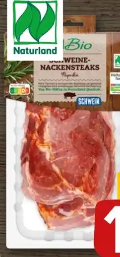 REWE Rewe Bio Schweine-Nackensteaks mariniert Angebot