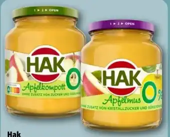 REWE HAK Apfelkompott Angebot