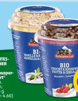 PENNY Berchtesgadener Land Frucht & Knusper Bio Joghurt Angebot