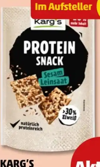PENNY Dr. Karg Protein Snacks Angebot
