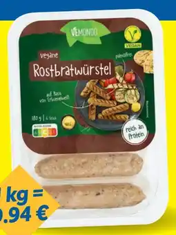Lidl Vemondo Vegane Rostbratwürstel-Alternative Angebot