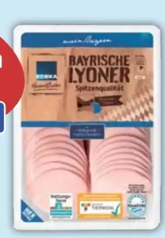 E-Center Edeka Heimatliebe Bayrische Lyoner Angebot