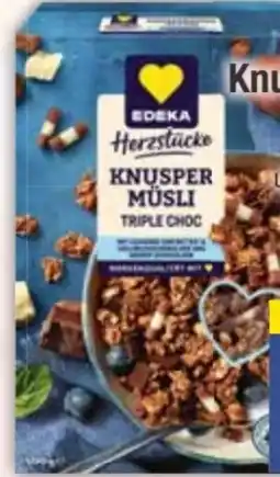 E-Center Edeka Herzstücke Knusper-Müsli Angebot