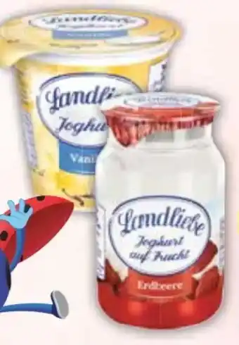 E-Center Landliebe Joghurt Erdbeere Angebot