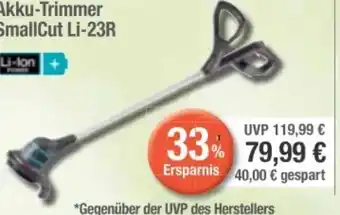 E-Center Gardena Akku-Rasentrimmer SmallCut Li-23R Angebot
