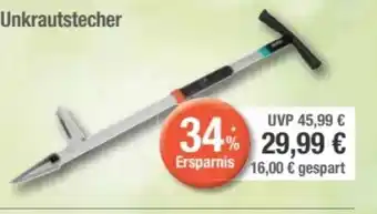 E-Center Gardena Unkrautstecher Angebot