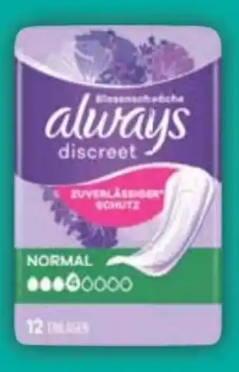 E-Center Always Discreet Einlagen Angebot