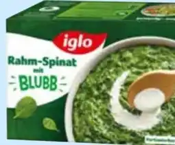 Edeka Iglo Rahm-Spinat mit dem Blubb Angebot