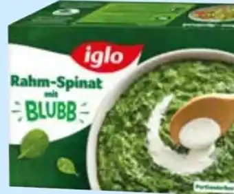 Edeka Iglo Rahm-Spinat mit dem Blubb Angebot