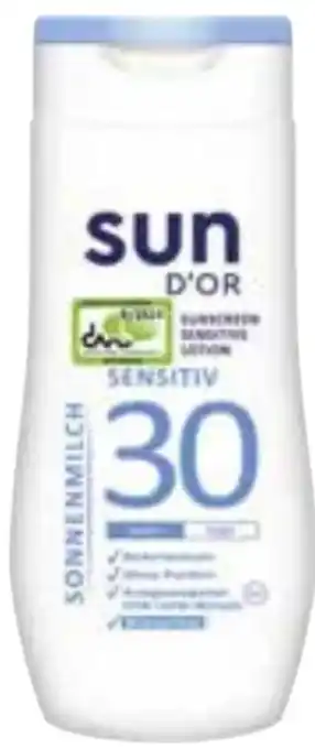 Edeka Sun D'Or Sonnenmilch Sensitiv LSF 30 Angebot