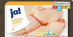 REWE Center ja! Hähnchen-Schenkel Angebot