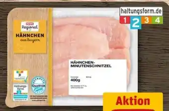 REWE Center Rewe Regional Hähnchen-Minutenschnitzel Angebot