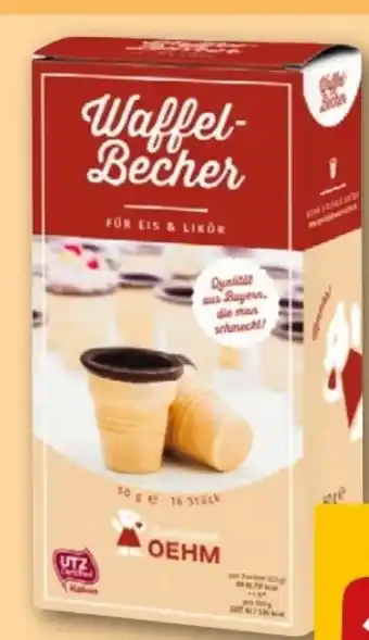 REWE Center Oehm Waffelbecher Angebot