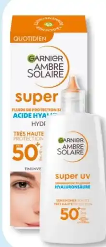 Budni Garnier Ambre Solaire Sonnenschutzfluid Gesicht Super UV LSF 50+ Angebot