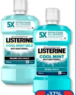 Budni Listerine Mundspülung Cool Mint Angebot