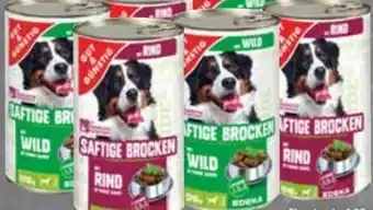 Edeka Gut & Günstig Saftige Brocken Hunde Nassnahrung Angebot