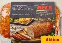 REWE Center Beck Spanferkel-Hackbraten Angebot