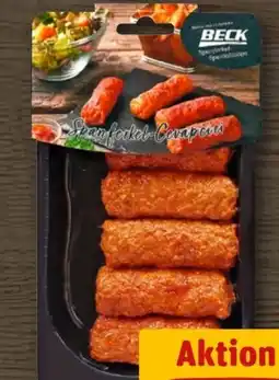 REWE Beck Spanferkel Cevapcici Angebot