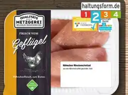 REWE Metzgerei Wilhelm Brandenburg Hähnchen-Minutensteaks Angebot