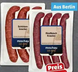 PENNY Mischau Rindfleischknacker Angebot