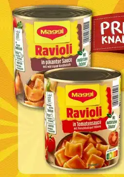 nahkauf Maggi Ravioli in Tomatensauce mit Fleischhaltiger Füllung Angebot