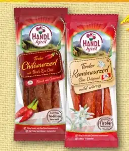nahkauf Handl Tyrol Kaminwurzerl Das Original Angebot